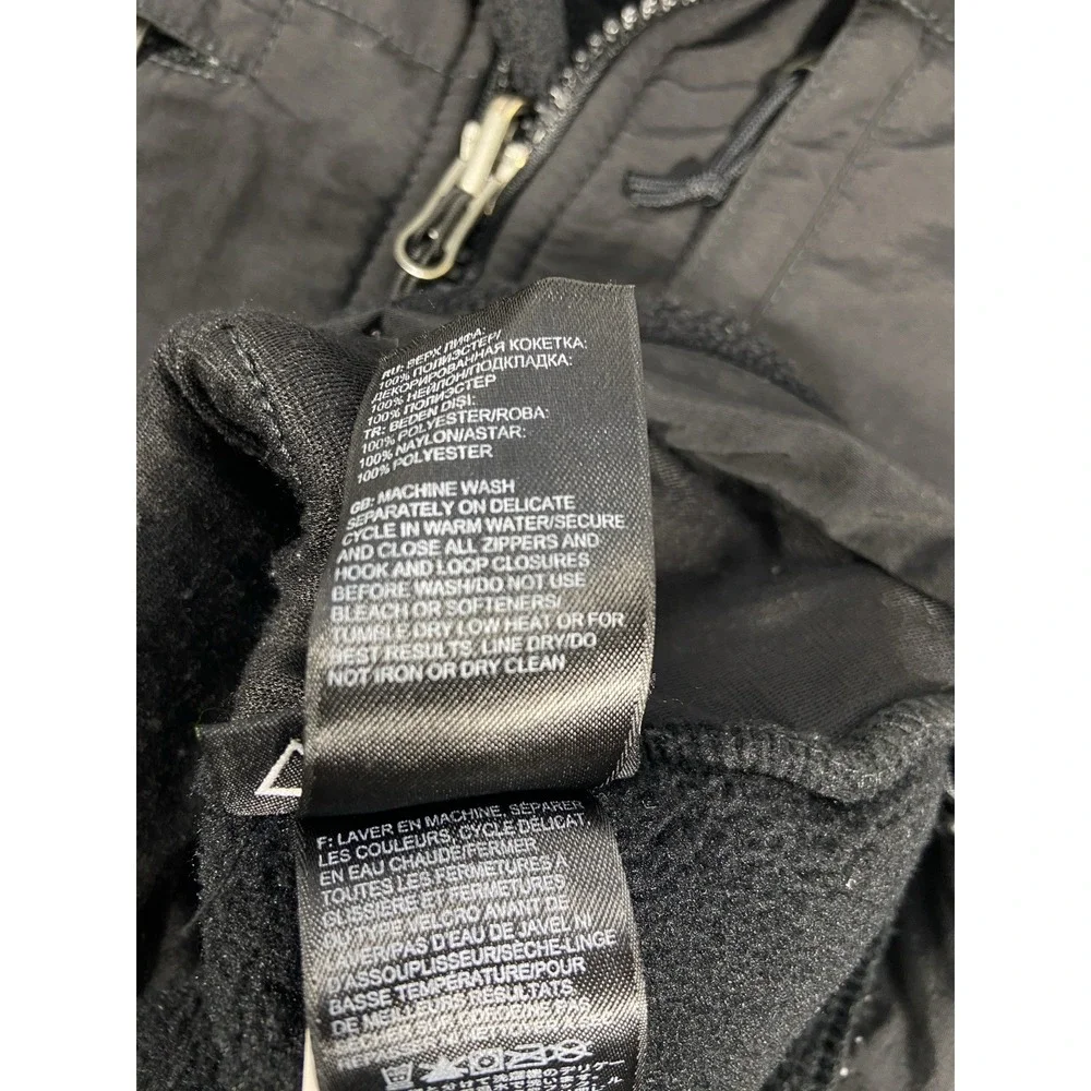 The North Face Denali Jacket Mens XL Black Fleece Lined Full Zip Polartec